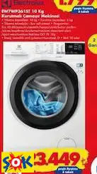 ELECTROLUX EW7WP361ST 10 KG KURUTMALI ÇAMAŞIR MAKİNESİ